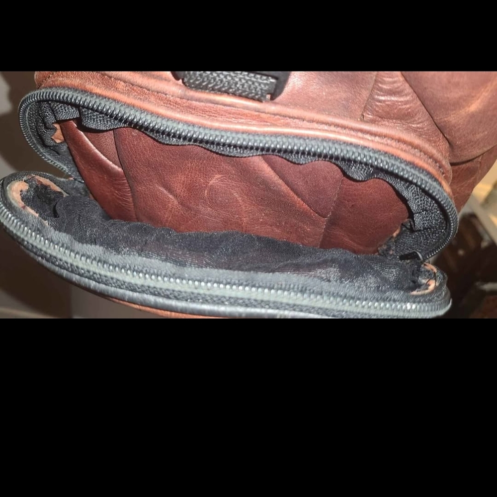 Brown Leather Backpack - Picture 5 of 5